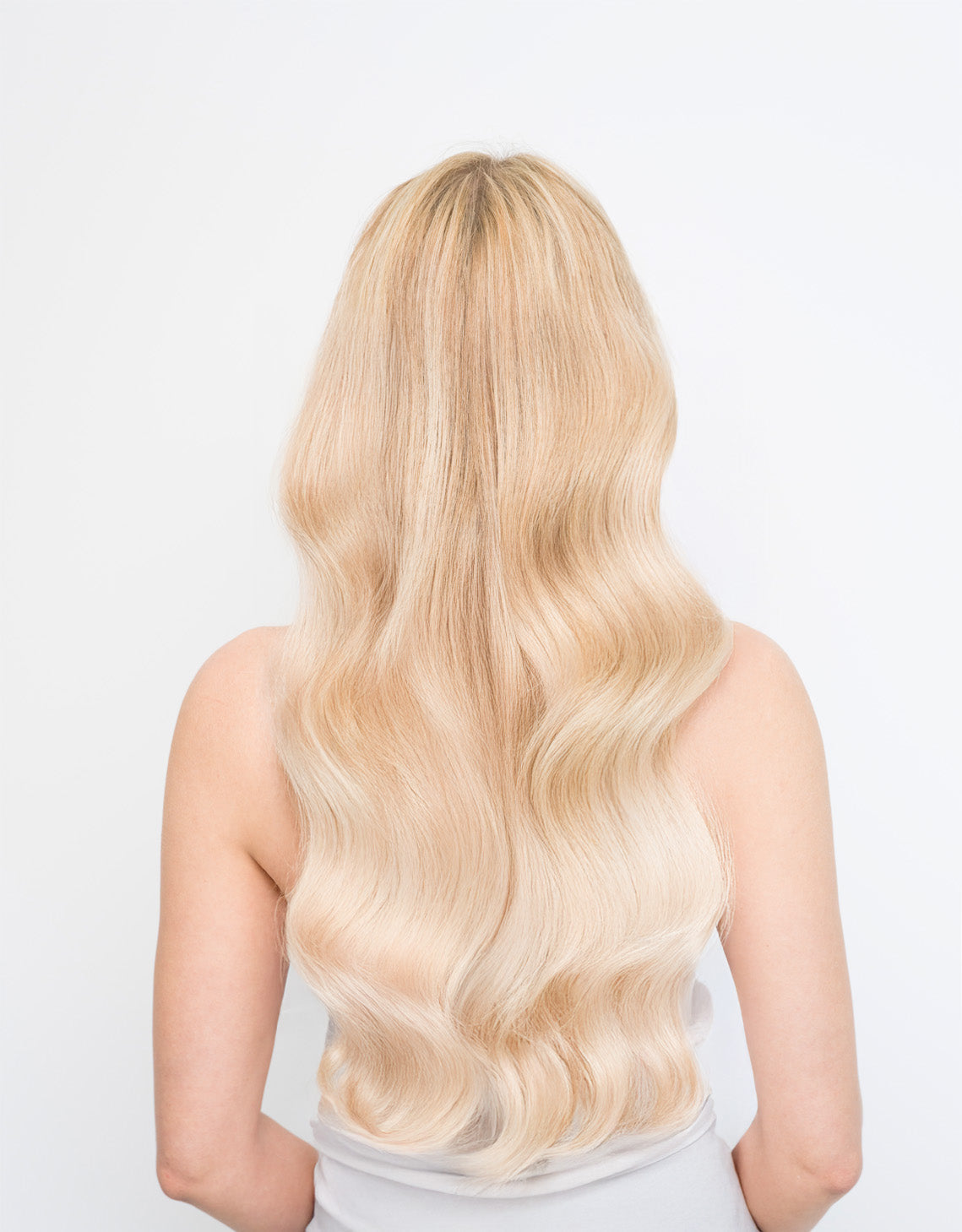 Bohemian Blonde #P18A/60 - Muse DIY Tape-In Extensions (100% Remy Human Hair)