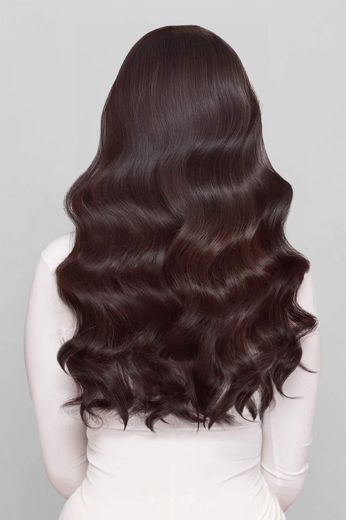 Muse DIY Tape-In Hair Extensions Deep Chocolate #2D – Natural Wavy Texture