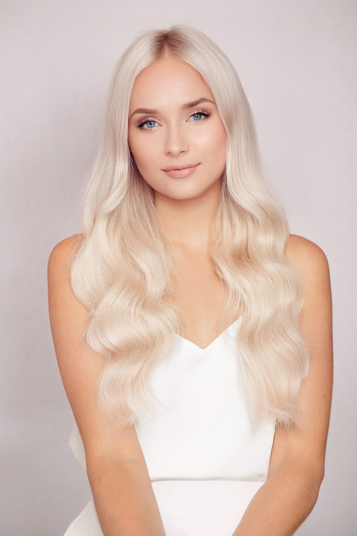 Muse DIY Tape-In Hair Extensions Pearl Blonde – Natural Wavy Texture