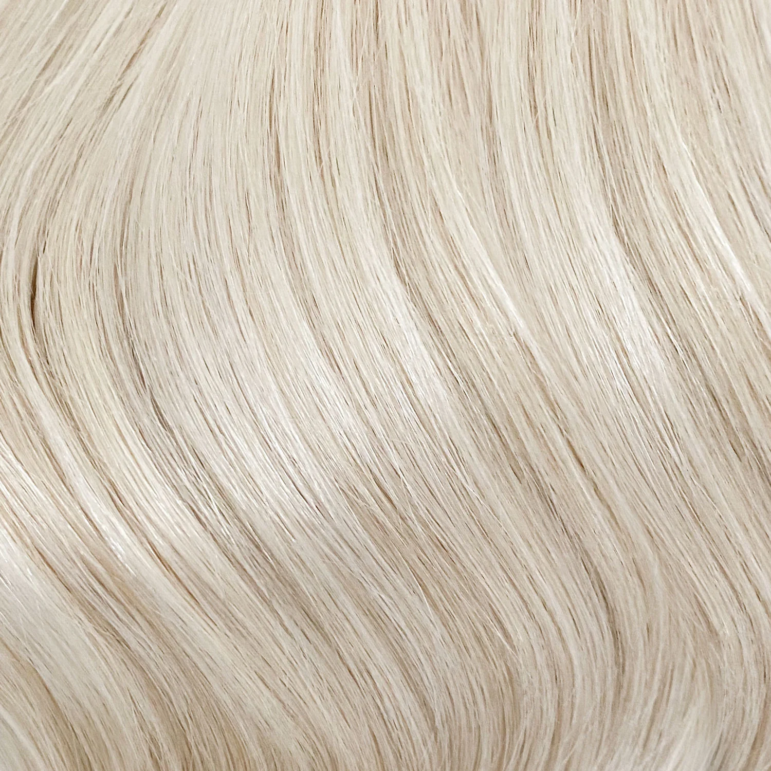 Close-up of smooth, silky Pearl Blonde 