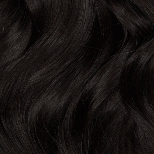 Darkest Brown #1A - Muse DIY Tape-In Extensions (100% Remy Human Hair)