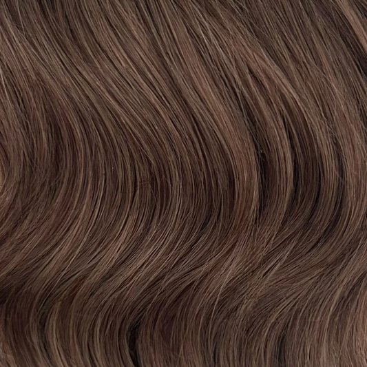 Dark Chocolate Brown #1B - Muse DIY Tape-In Extensions (100% Remy Human Hair)