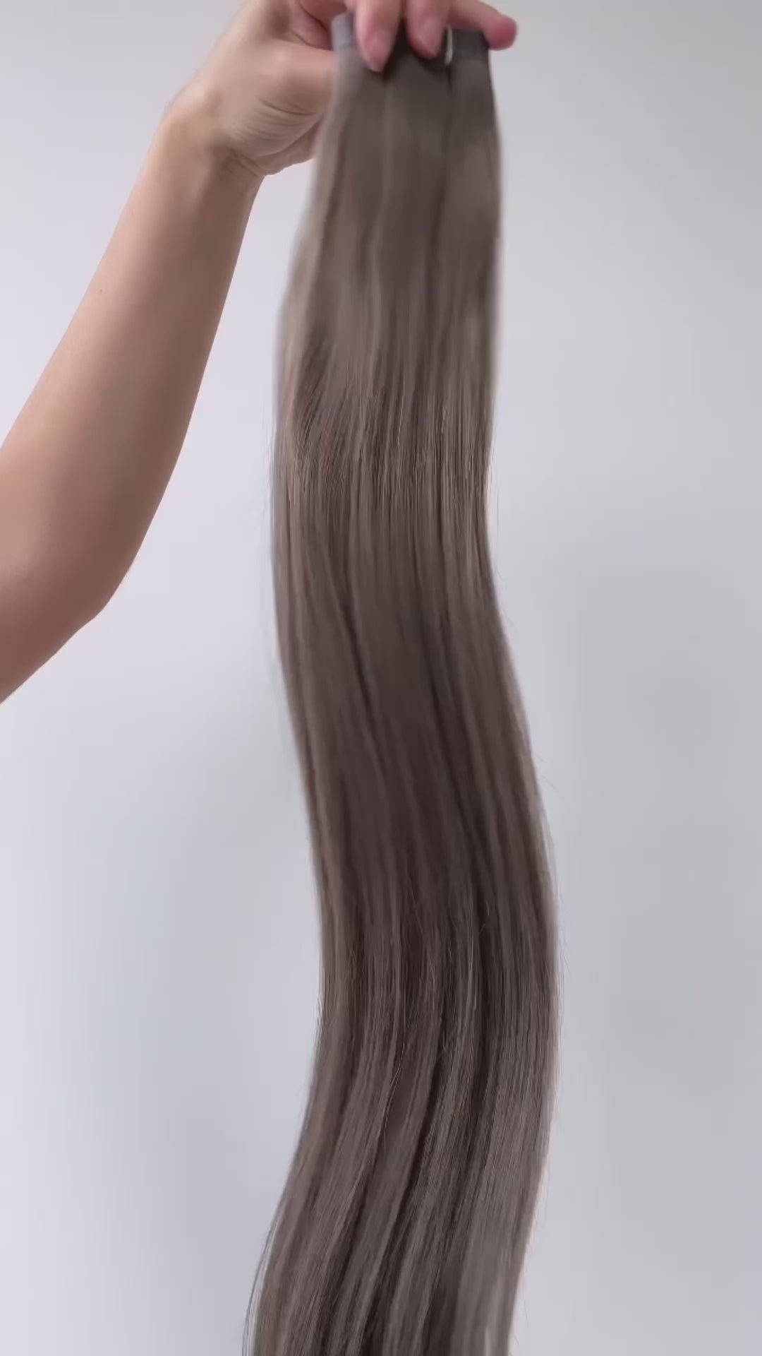 Taupe #7 - Muse DIY Tape-In Extensions (100% Remy Human Hair)
