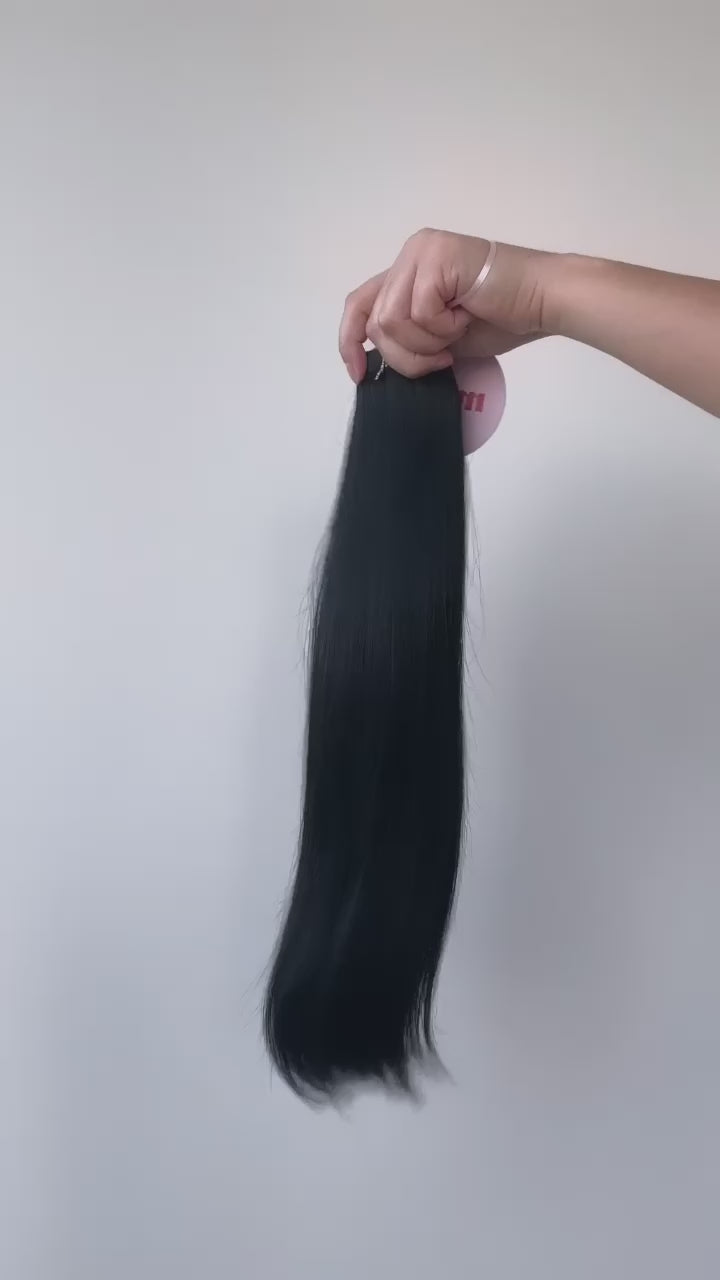 Muse DIY Tape-In Hair Extensions Jet Black #1 – Natural Wavy Texture
