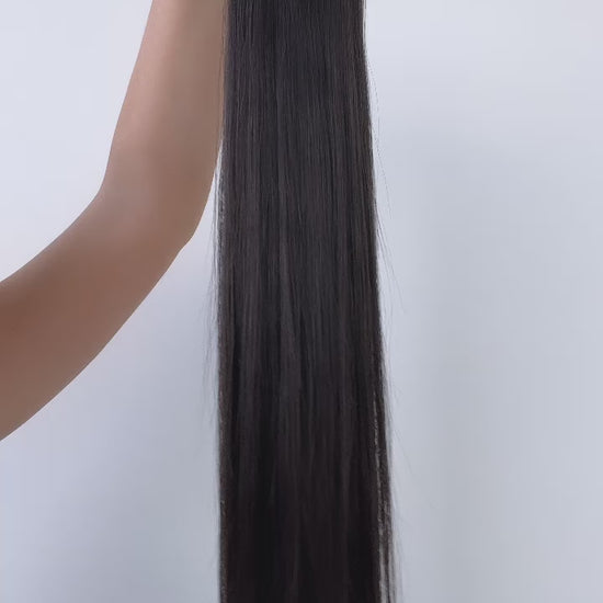 Darkest Brown #1A - Muse DIY Tape-In Extensions (100% Remy Human Hair)