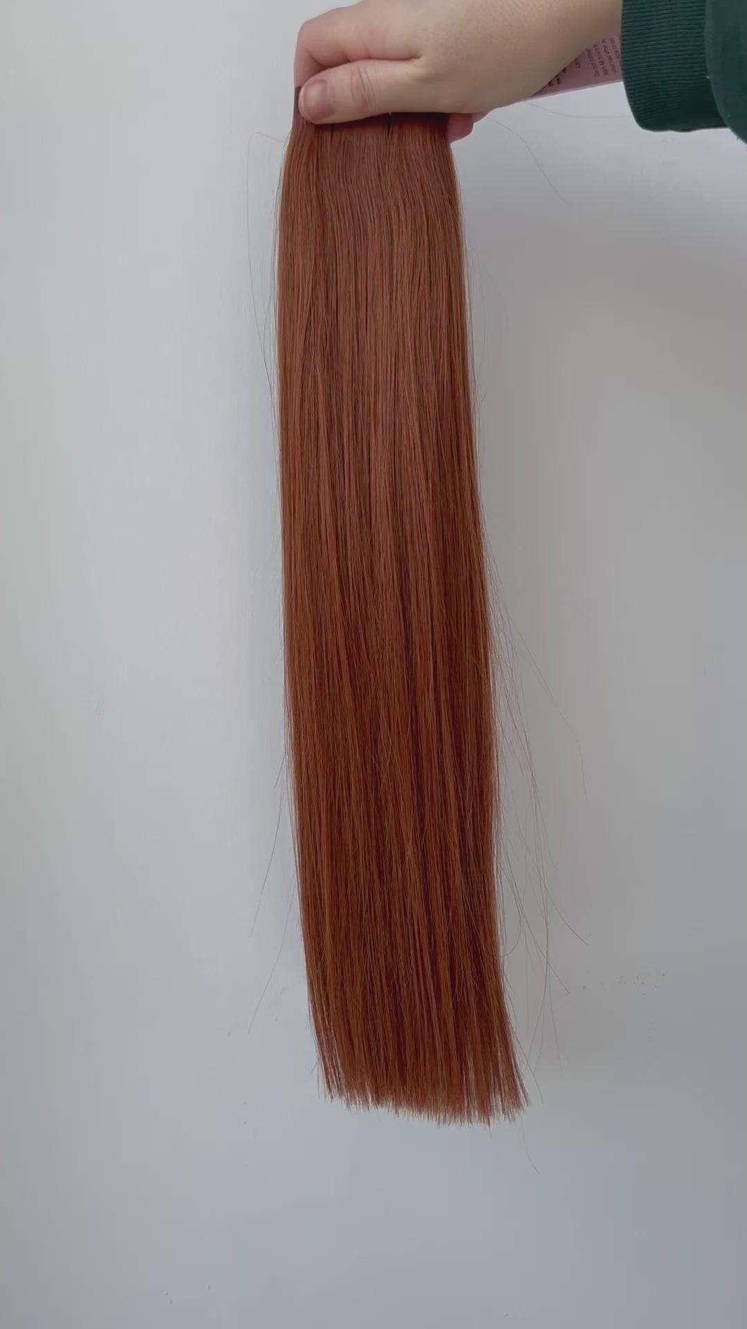 Dark Auburn #33 - Muse DIY Tape-In Extensions (100% Remy Human Hair)