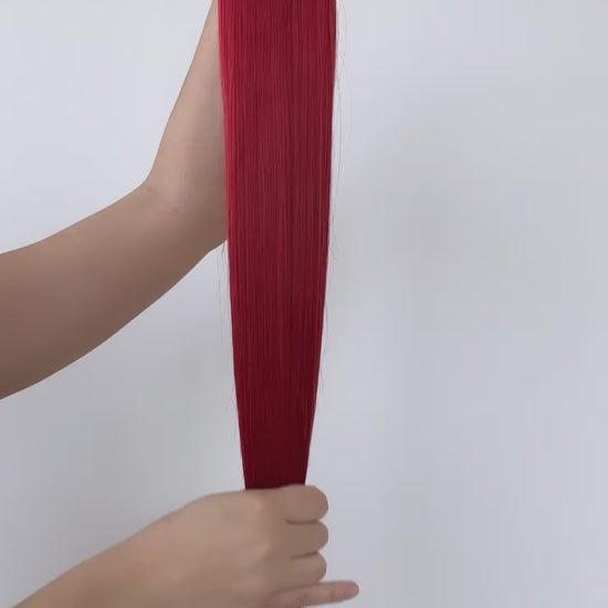 Bright Red - Muse DIY Tape-In Extensions (100% Remy Human Hair)