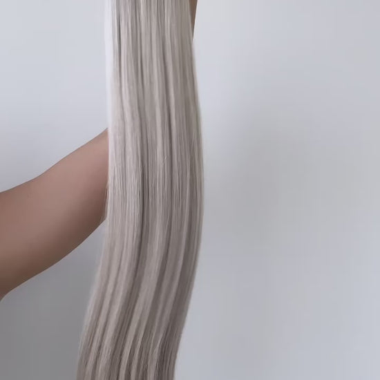 Ice Queen #Silver - Muse DIY Tape-In Extensions (100% Remy Human Hair)
