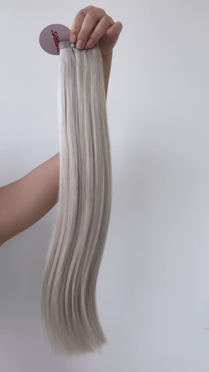 Ice Queen #Silver - Muse DIY Tape-In Extensions (100% Remy Human Hair)