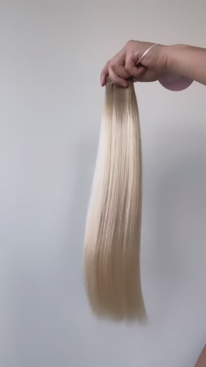 Golden Wheat Root Stretch #T8/60- Muse DIY Tape-In Extensions (100% Remy Human Hair)